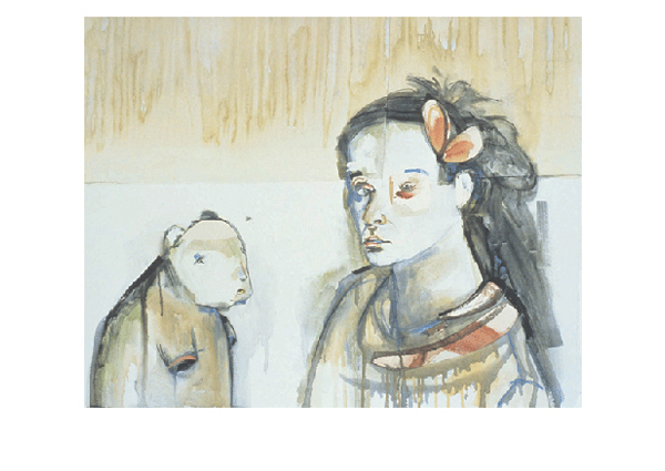Claire Cowie | Self Portrait with Armless Dog