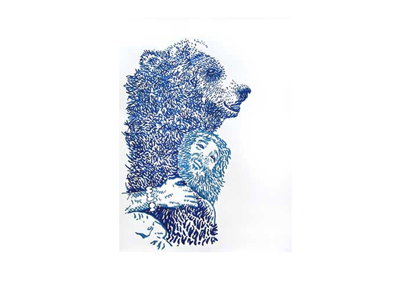 Joey Veltkamp | Bear Hug (blue)
